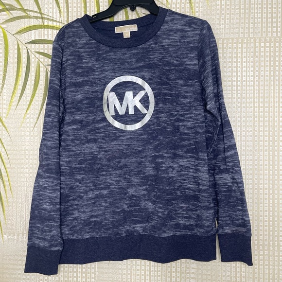 Michael Kors Women's Sweatshirt Blue